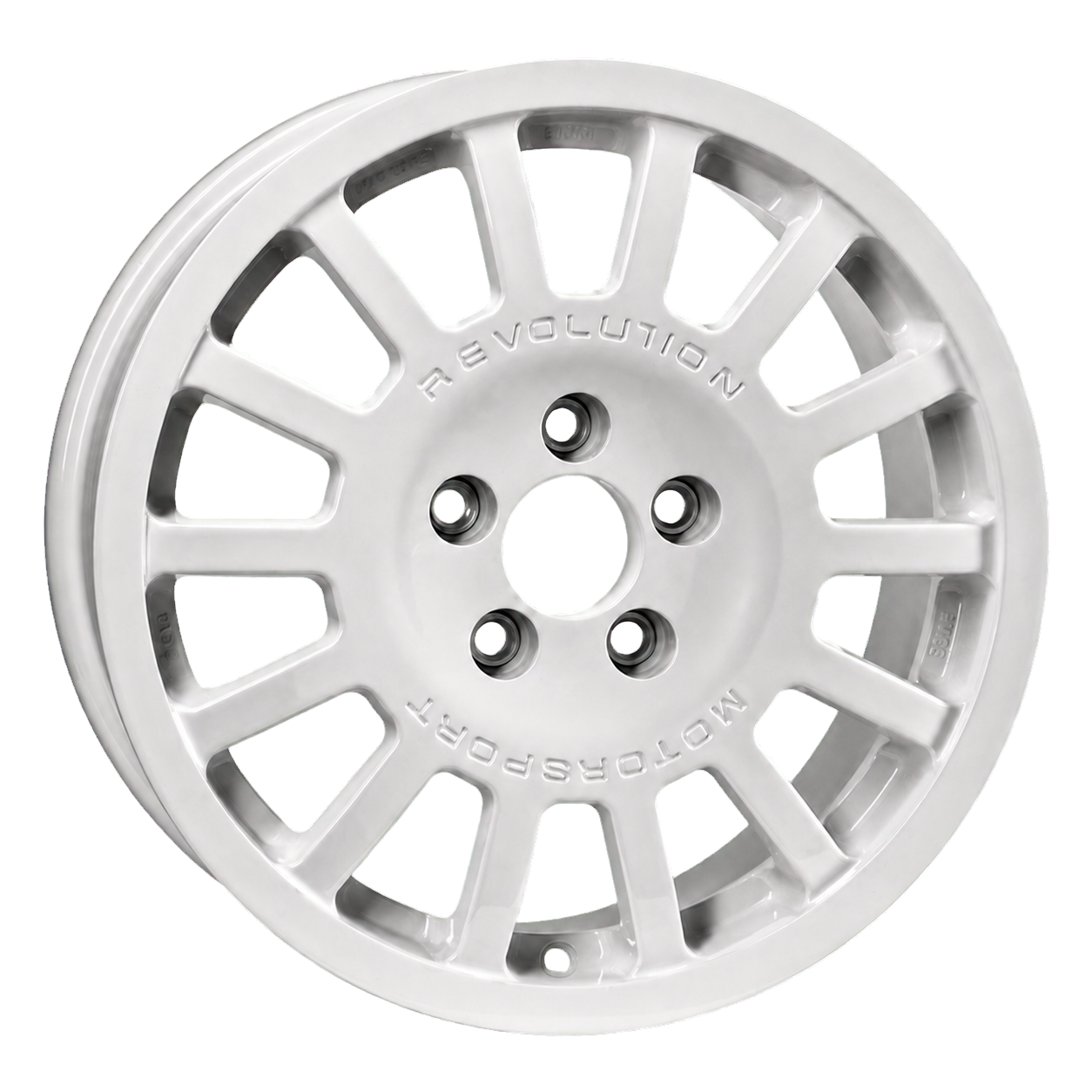 Mitsubishi R5 GR14 Rally Wheel 15x7 White