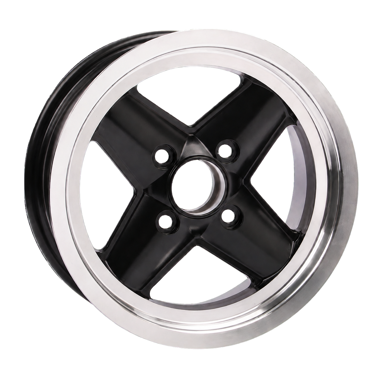 Fiat X1/9 4 Spoke Race Wheel 13x6 Matte Black