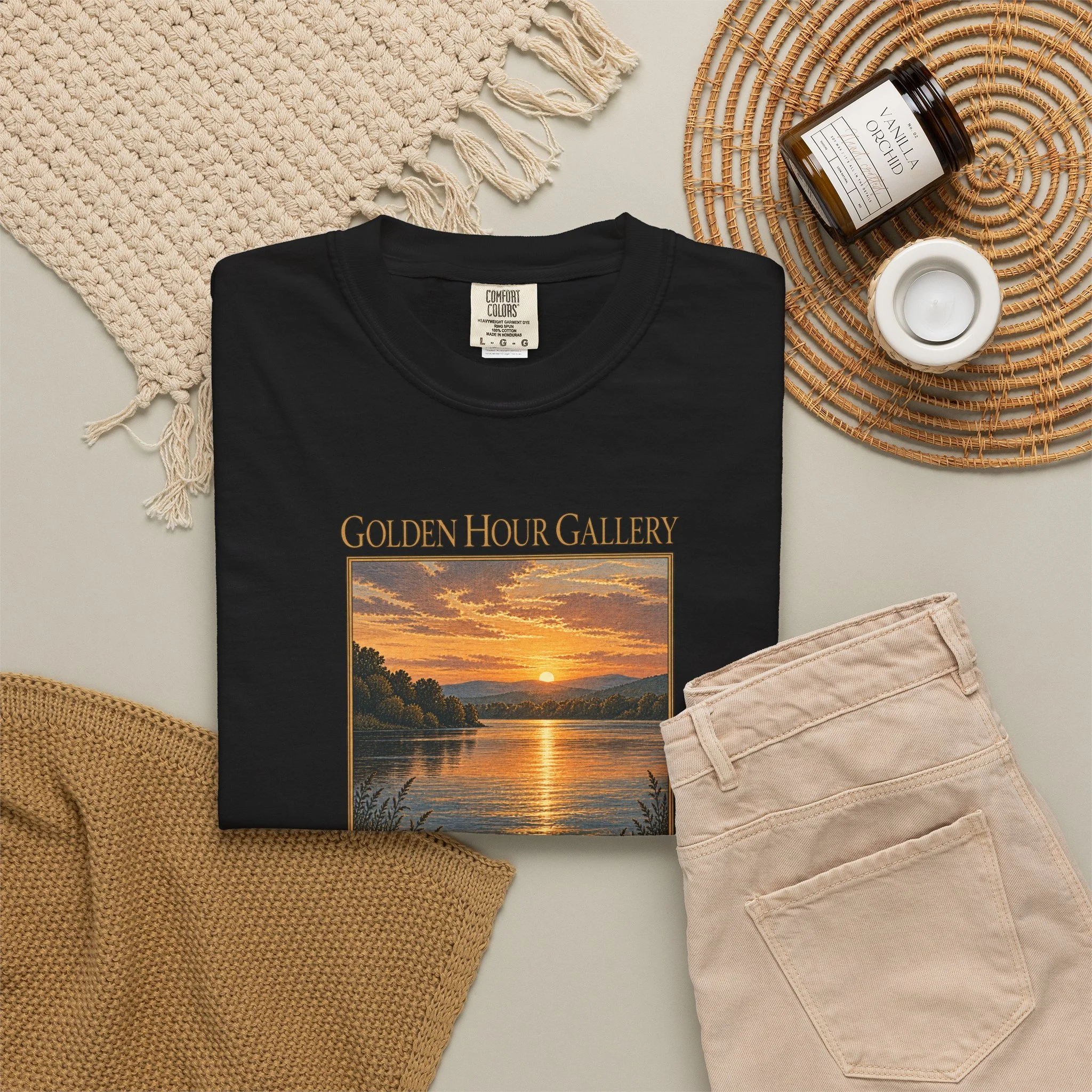 Because It Was Seen — Golden Hour Gallery T-Shirt