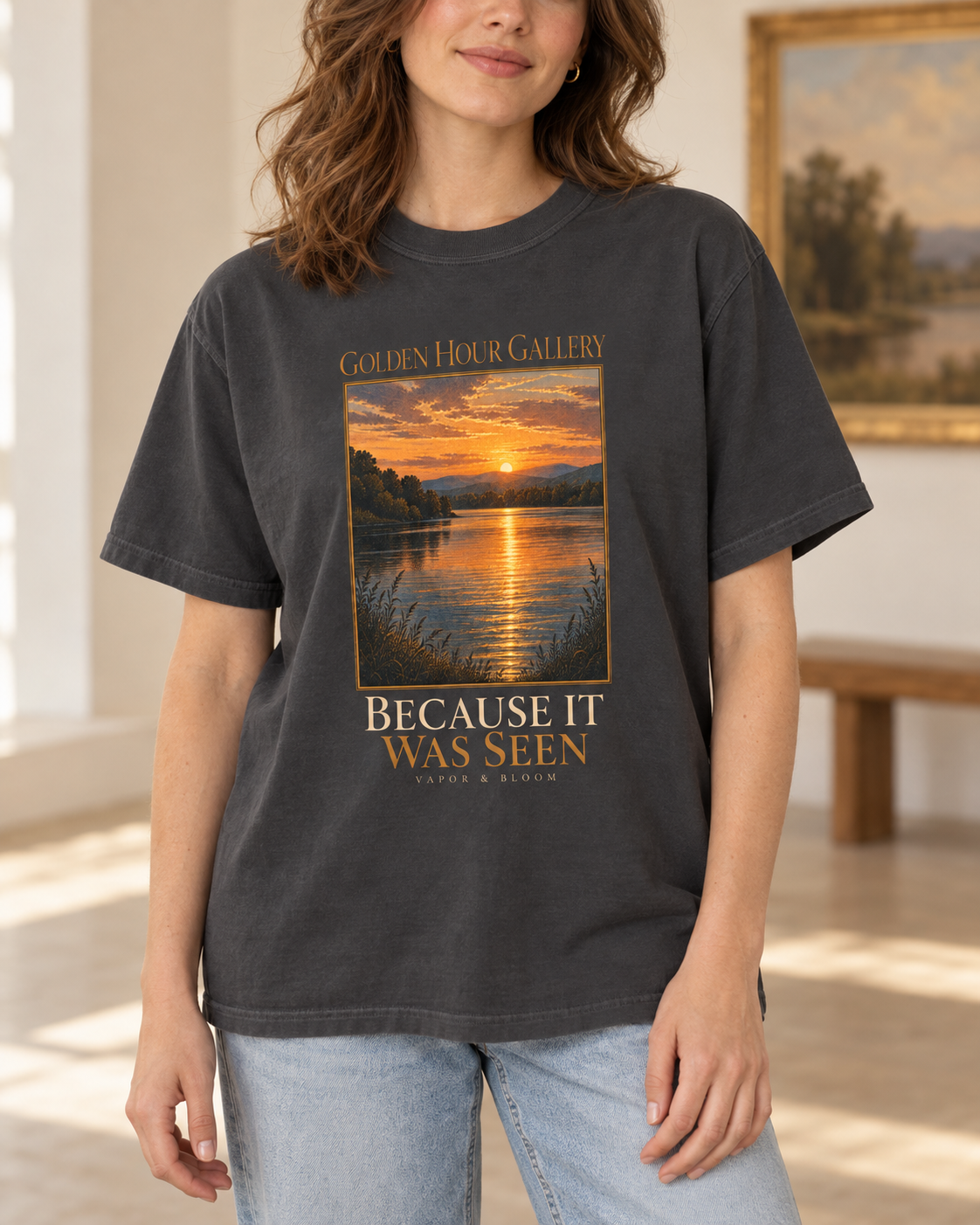 Golden Hour Tee in Serene Gallery-1.png