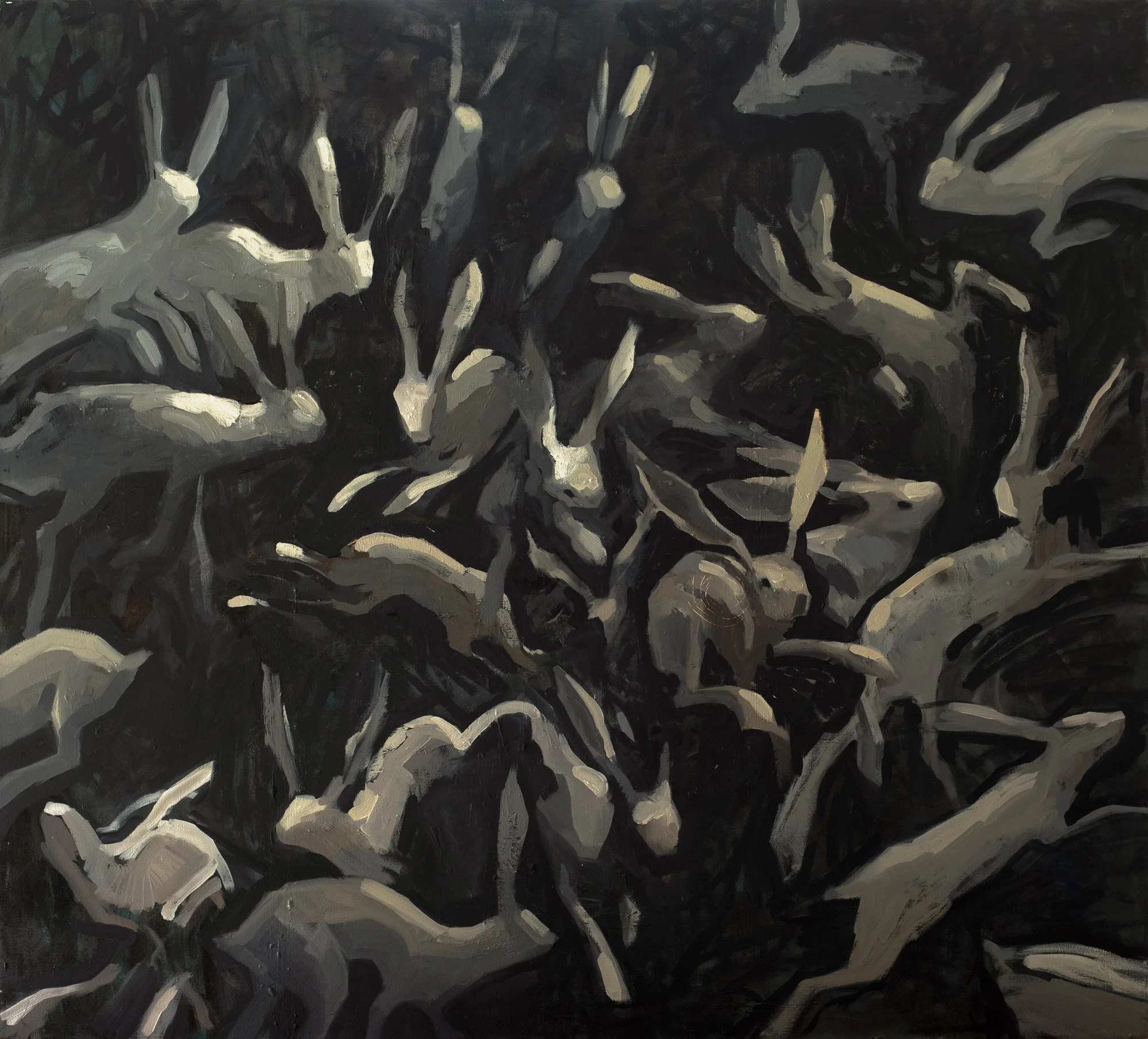 "Such Sweet Thunder" Duke Ellington.. 
54x60 Oil on Canvas 2026 