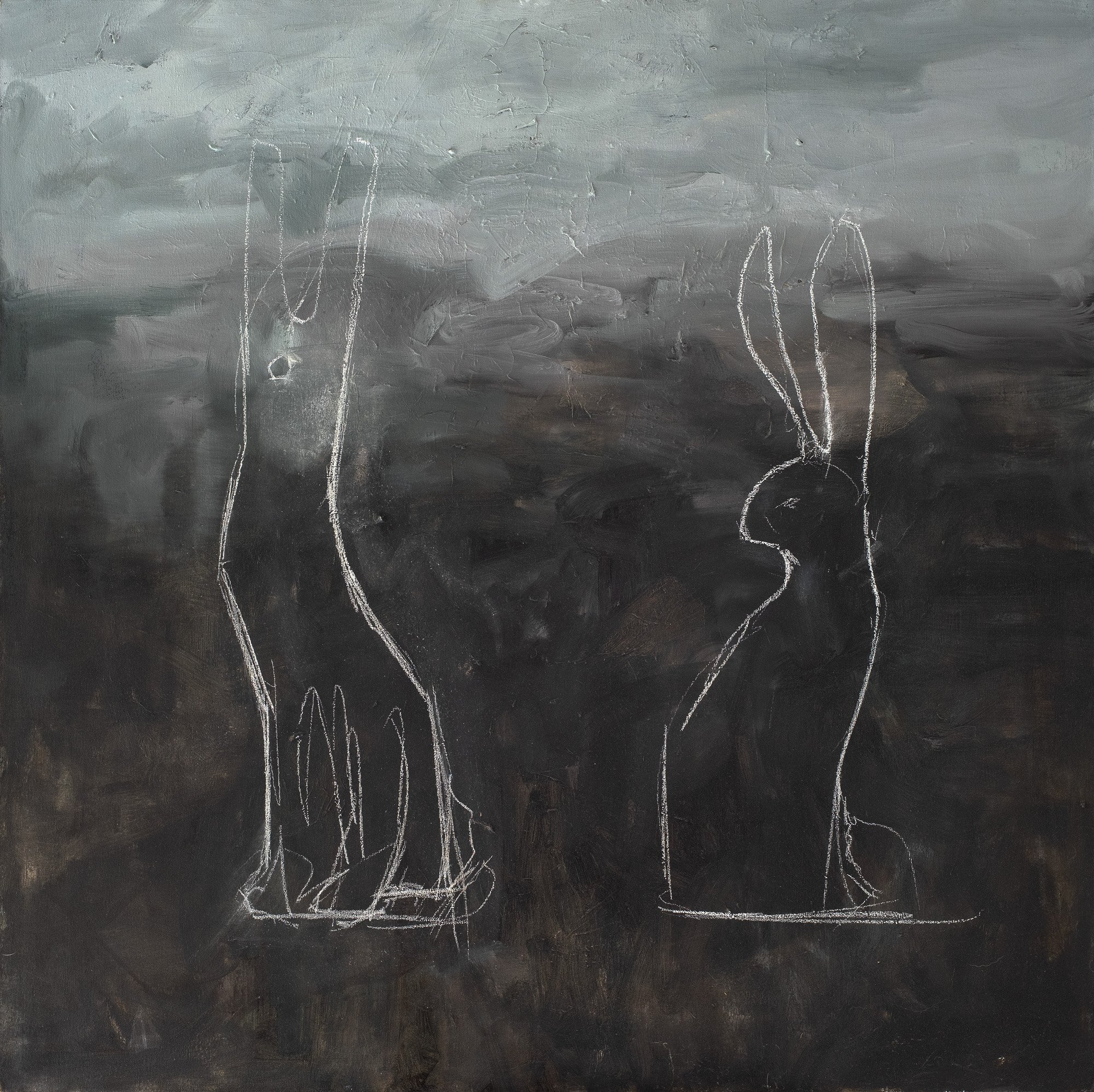 Whisper 40x40 Oil on Canvas 2026 