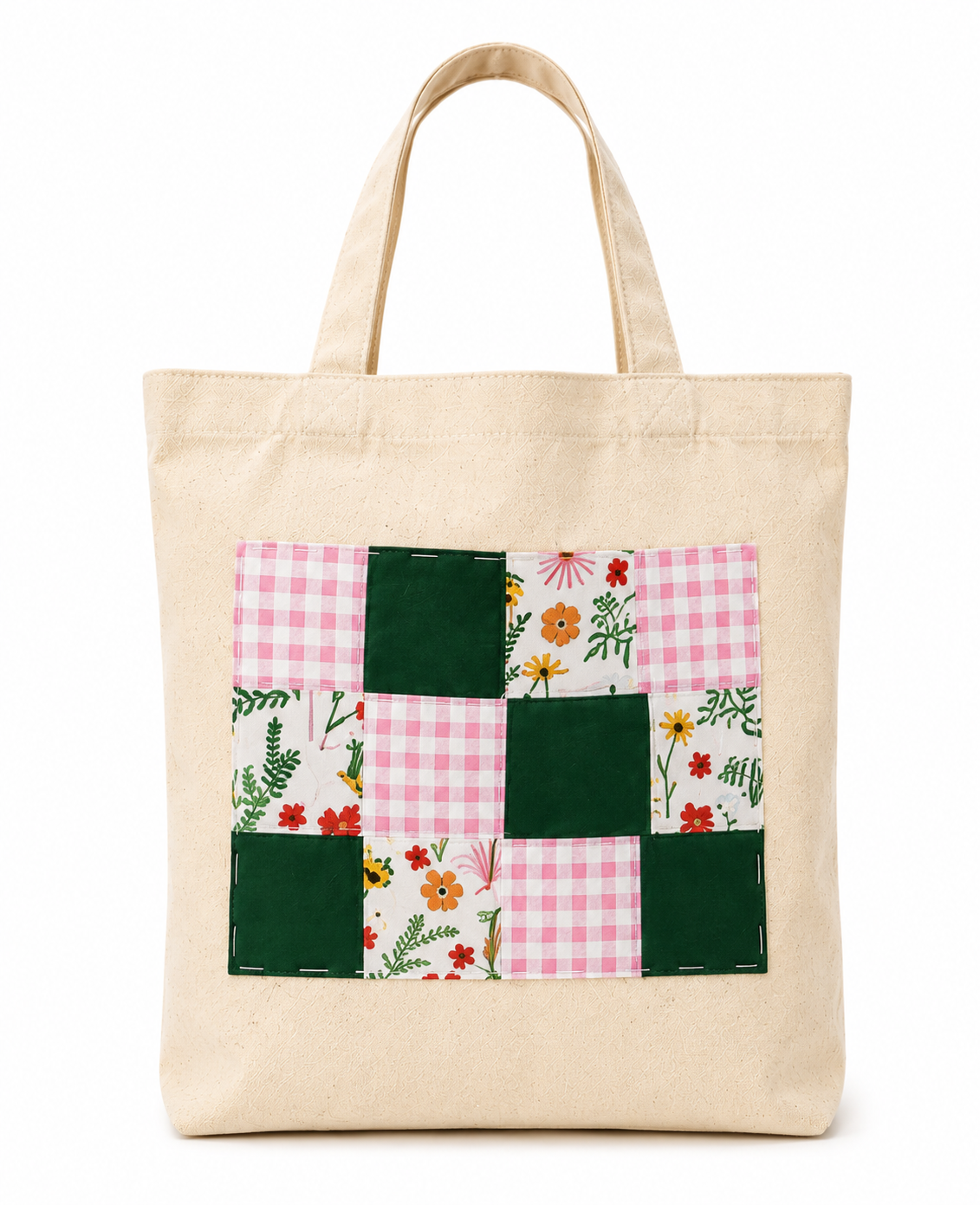 Spring Bee Quilted Tote Bag