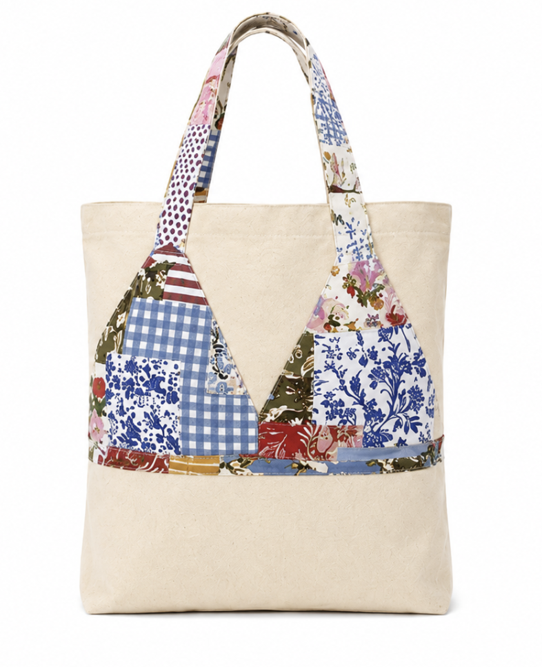 Patchwork Bikini Tote Bag