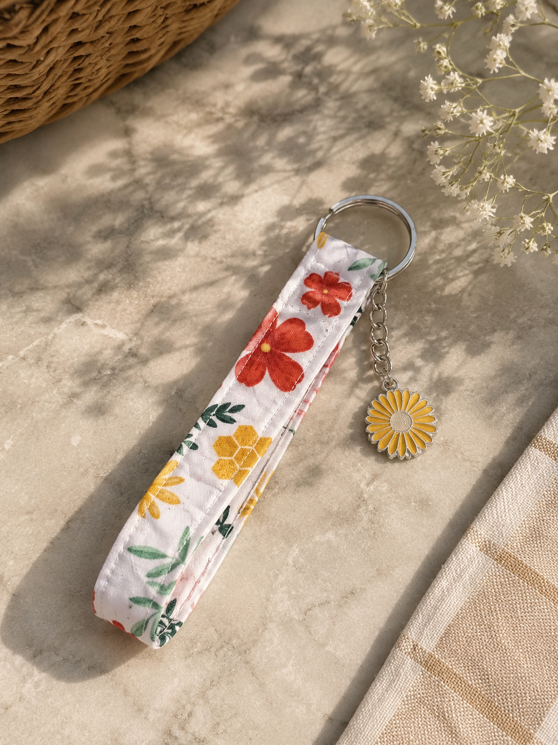 Spring Bee Keychain