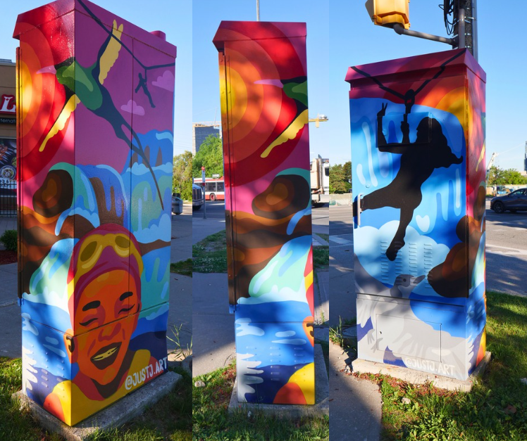 The Falls • Client: StART Toronto 
• Location: Don Mills Rd & Gateway
Toronto, ON • June 2026