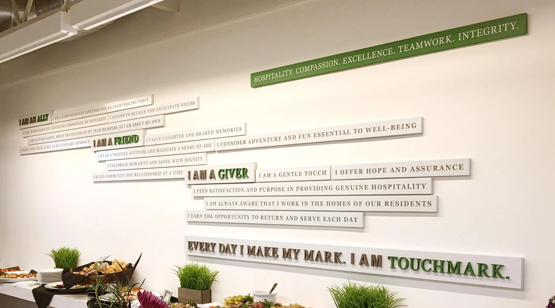 Touchmark Values Statement