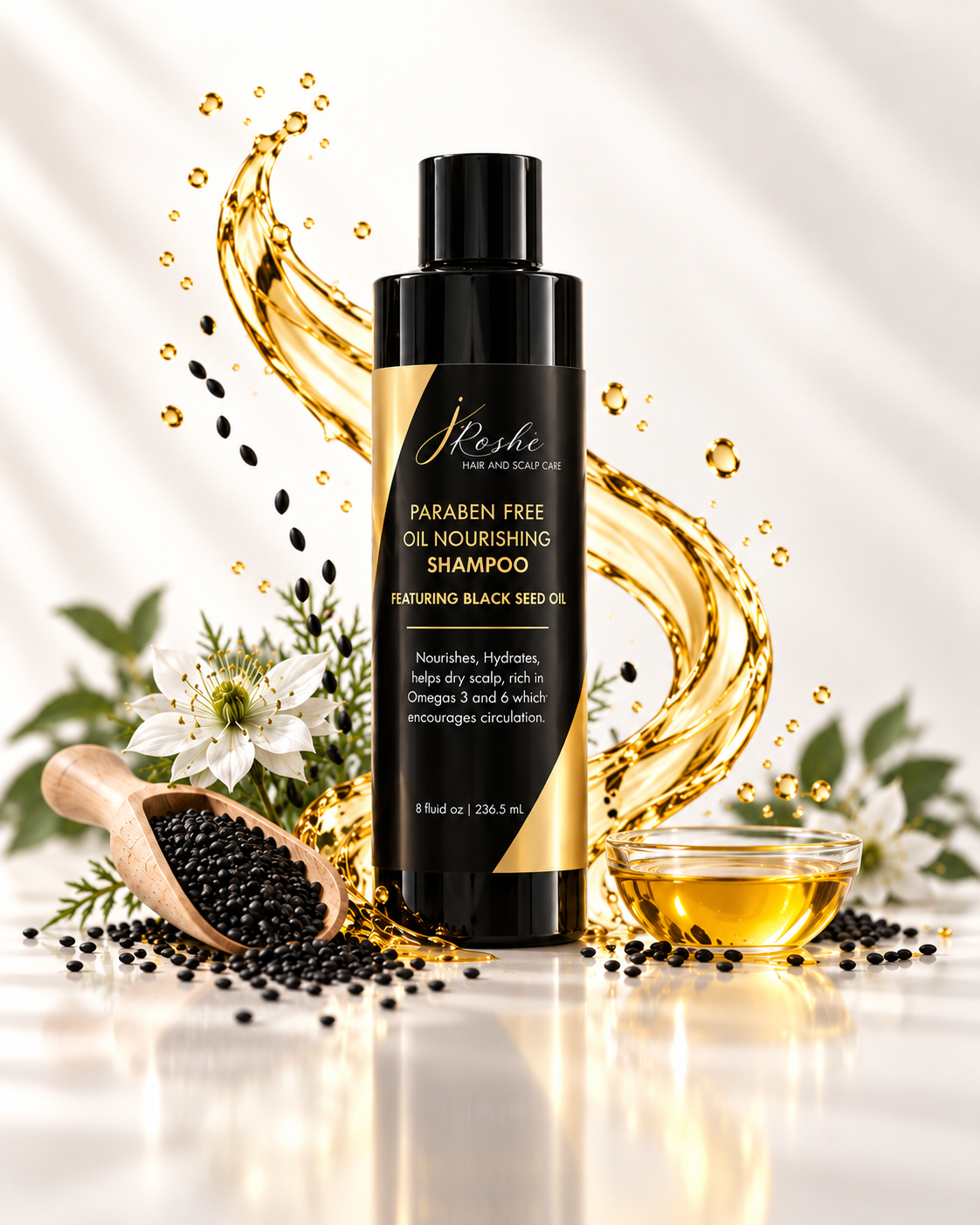 Paraben-Free Oil Nourishing Shampoo (Black Seed Oil)