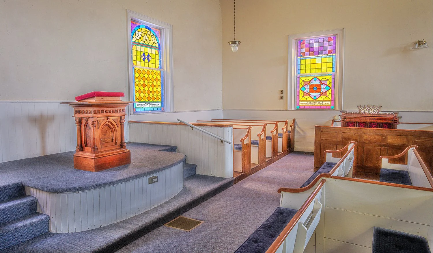 Pulpit and organ - September 2026
—Photo by Scott Carter