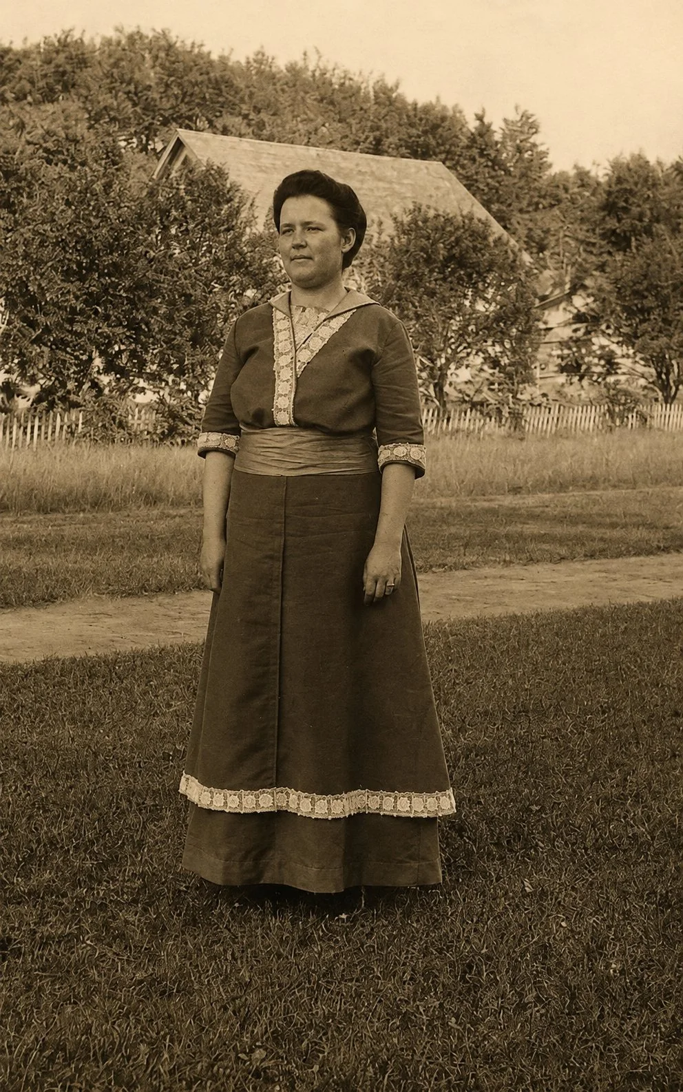 Elizabeth Sanborn as a younger woman, c. 1925.