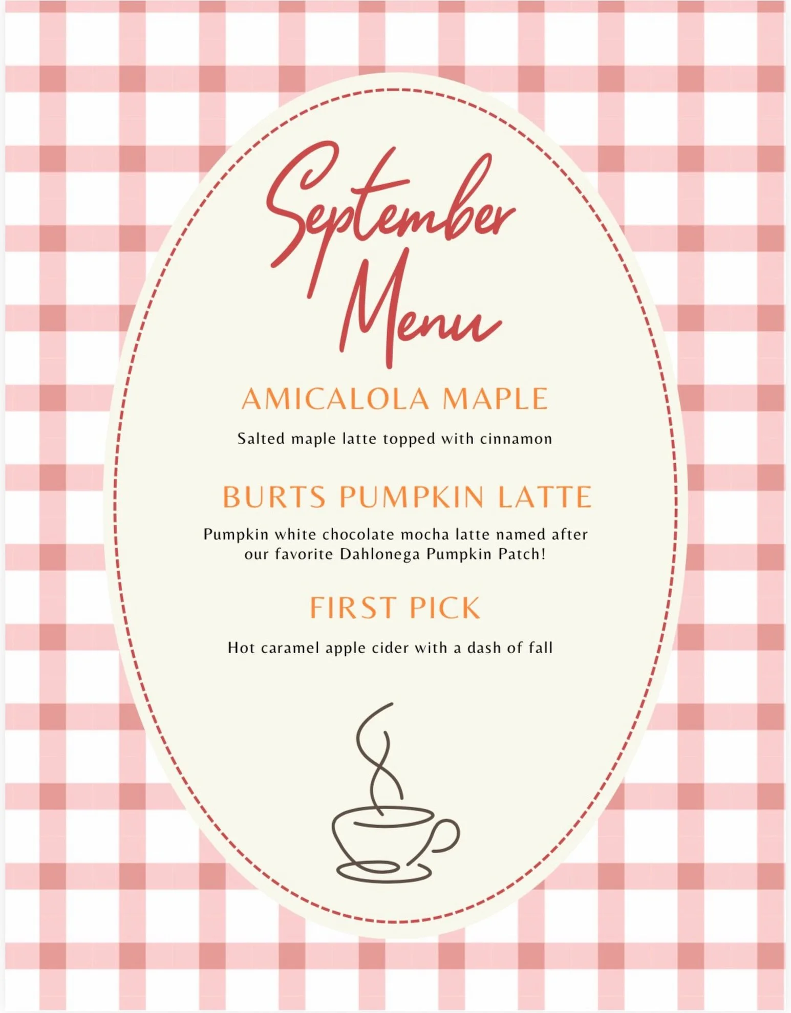 September is bringing all the cozy flavors to Elijah&rsquo;s! 🍁☕️

Our September drink menu has officially arrived, featuring three seasonal sips inspired by fall in Dahlonega, Georgia!

🍁 Amicalola Maple | Salted maple latte topped with cinnamon
?