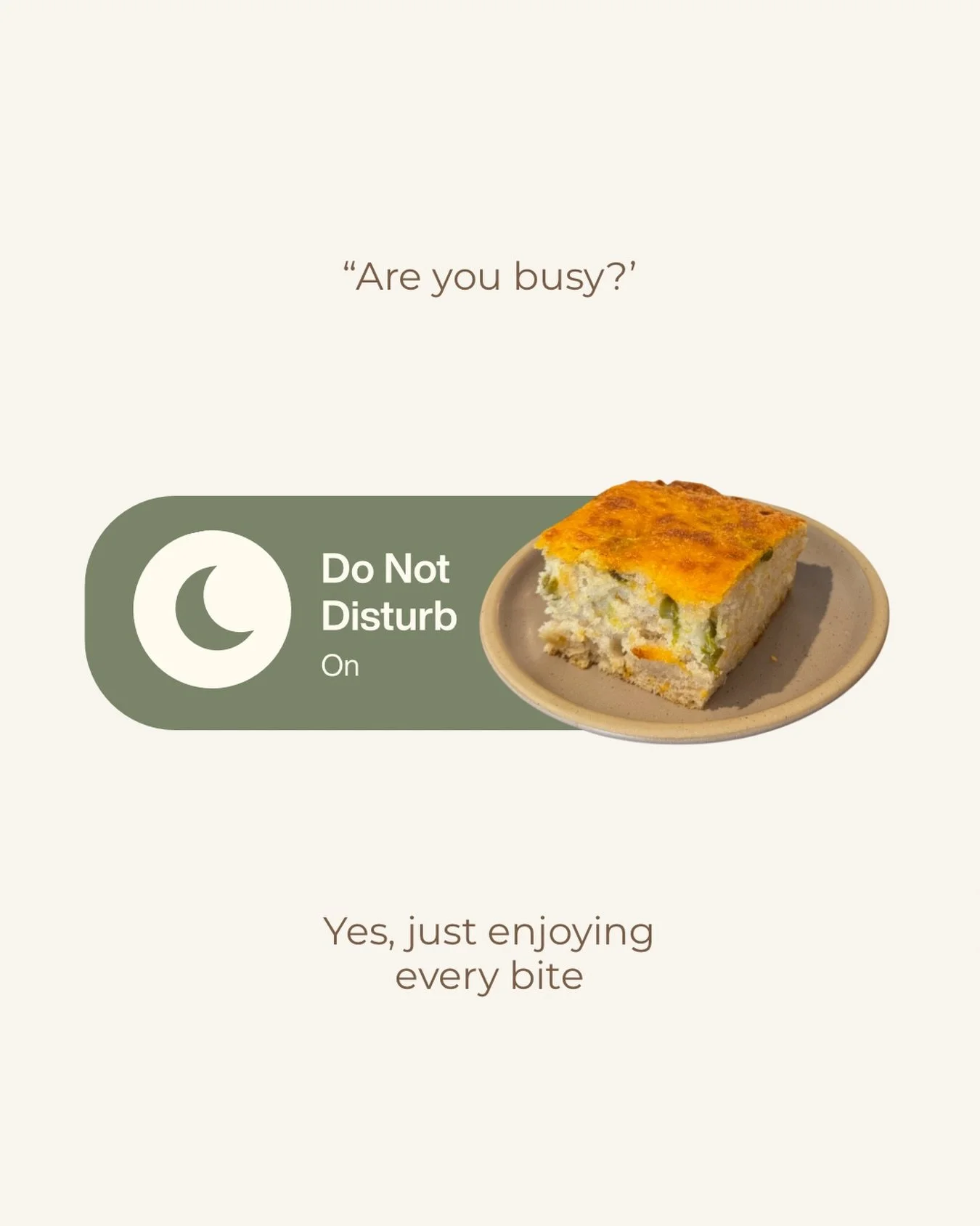 Sorry, we can&rsquo;t talk right now. We have something very important going on. 🤭

And by &ldquo;very important,&rdquo; we mean sitting down with a fresh baked good from Elijah&rsquo;s and enjoying every. single. bite.

Life gets busy. Consider thi