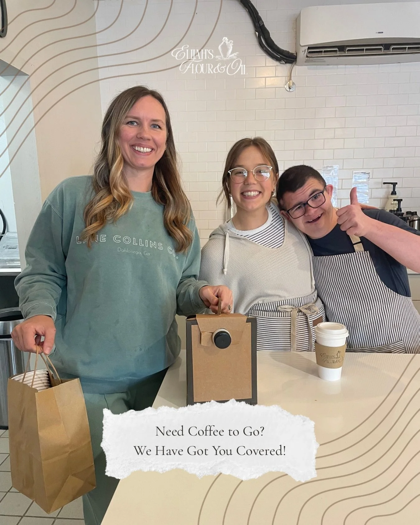 Coffee on the go? We&rsquo;ve got the goods! ☕️🥐

Whether you&rsquo;re heading to work, exploring Downtown Dahlonega, or just need a little caffeine to get through the day, Elijah&rsquo;s Flour &amp; Oil has you covered!

Grab your favorite handcraf