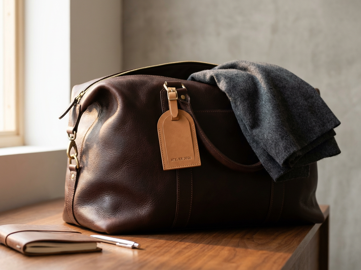 Leather Weekender Bag