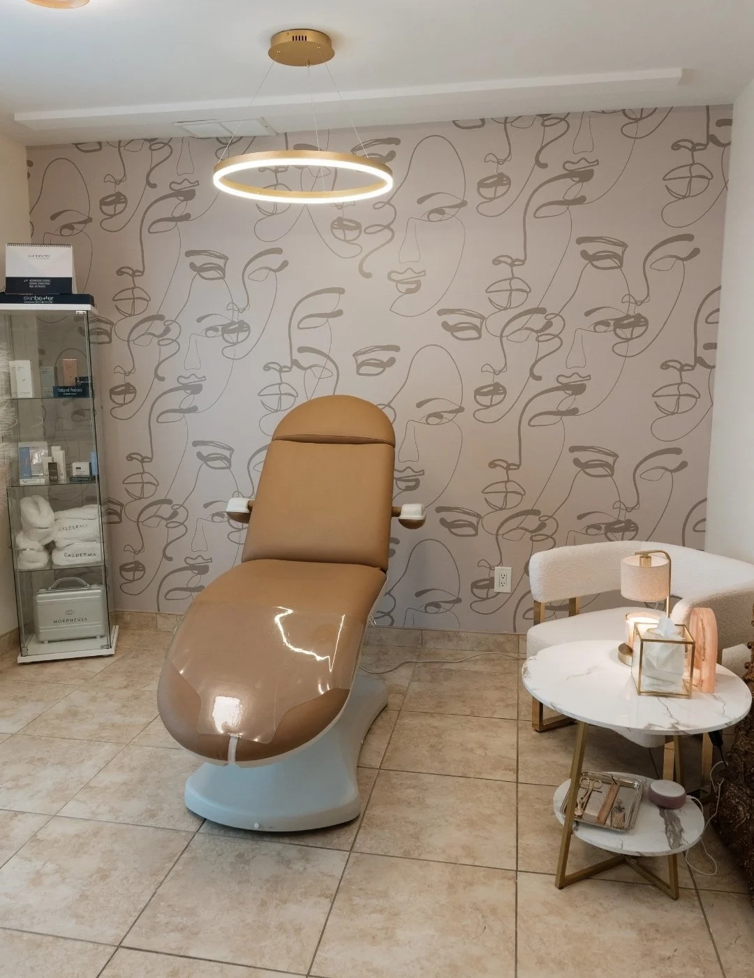 Treatment room at Aura Aesthetics & Wellness in Staten Island
