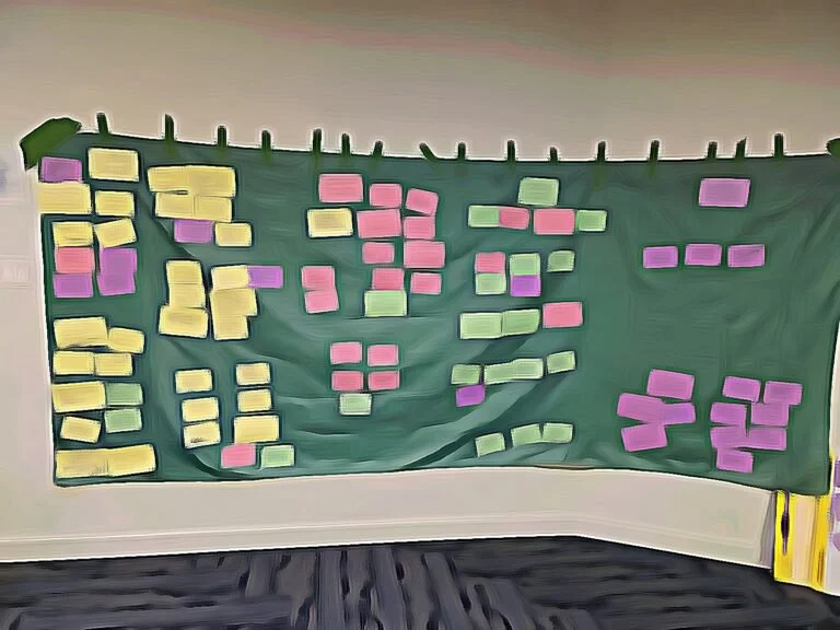 Post-it notes are great!