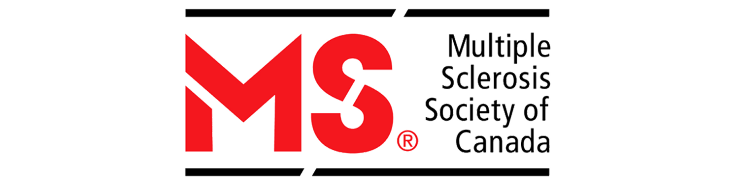 Logo of the Multiple Sclerosis Society of Canada, featuring large red letters MS with a registered trademark symbol and black text beside it.