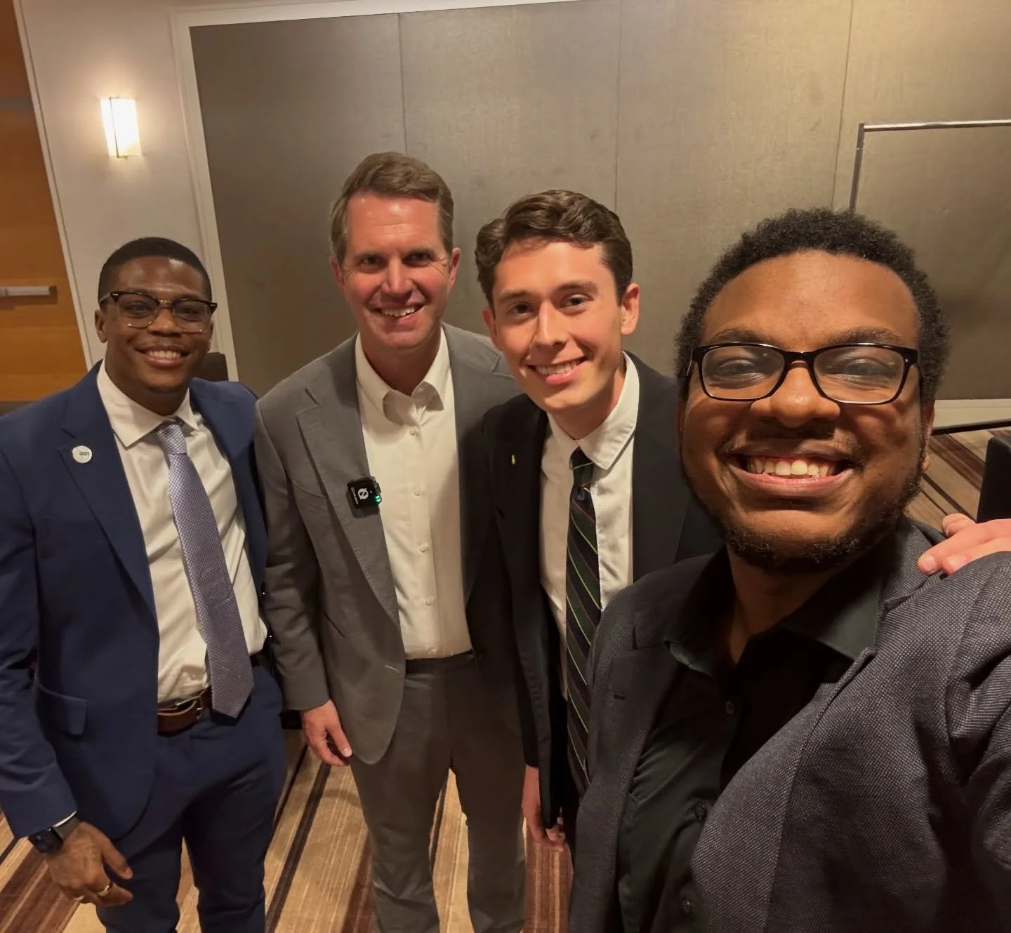 Had a great time speaking with Governor Andy Beshear about the importance of youth involvement in politics and the impactful work he&rsquo;s doing for Kentucky. Conversations like this remind us why it&rsquo;s so important for young people to stay en