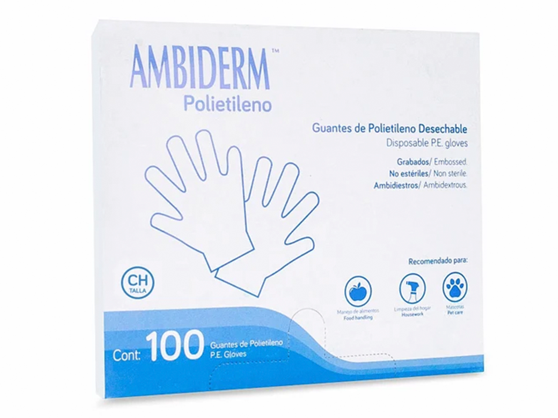 GUANTE POLIETILENO (pack con 10 cajas)