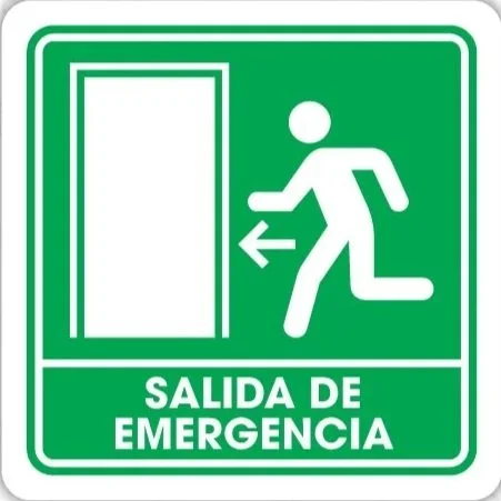 Señalamiento Salida de Emergencia Izquierda