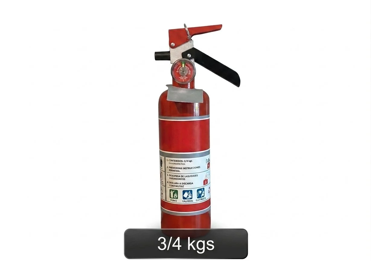 Extintor de 3/4 kgs