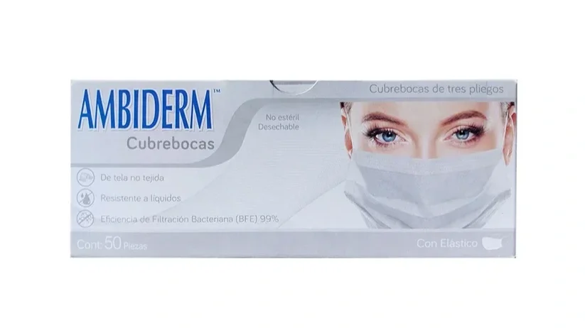 CUBREBOCAS ADULTO PLISADO BLANCO