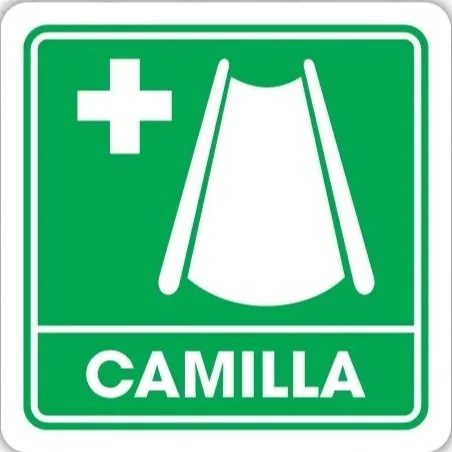 Señalamiento Camilla