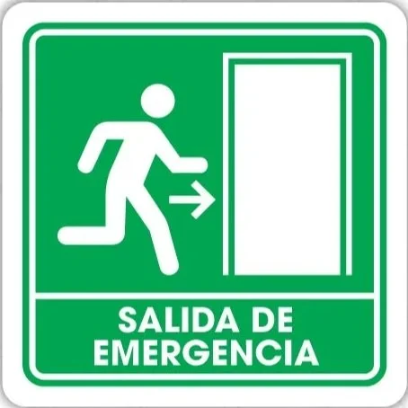 Señalamiento Salida de Emergencia Derecha
