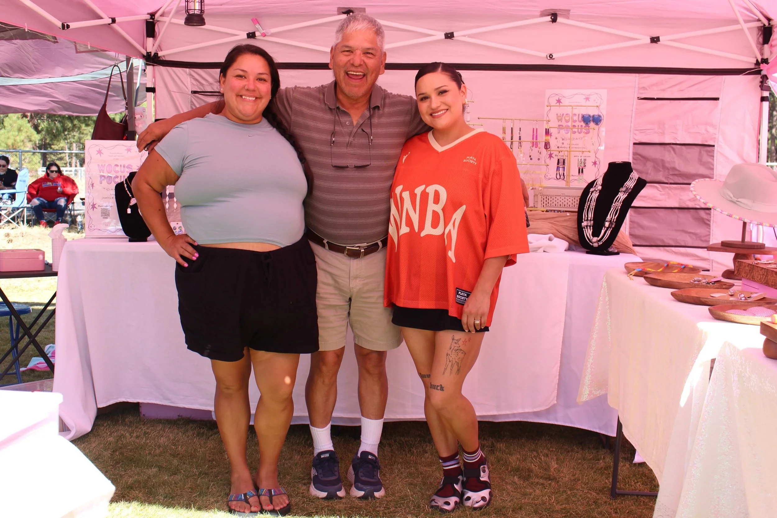 Had a really fun time at restoration powwow this year! 40 years of restoration and so proud of all the progress the tribe has made in that short time! Hadn&rsquo;t been home in awhile, and it was soooo fun to vend with my sister Sheena (@joyjoyli_des