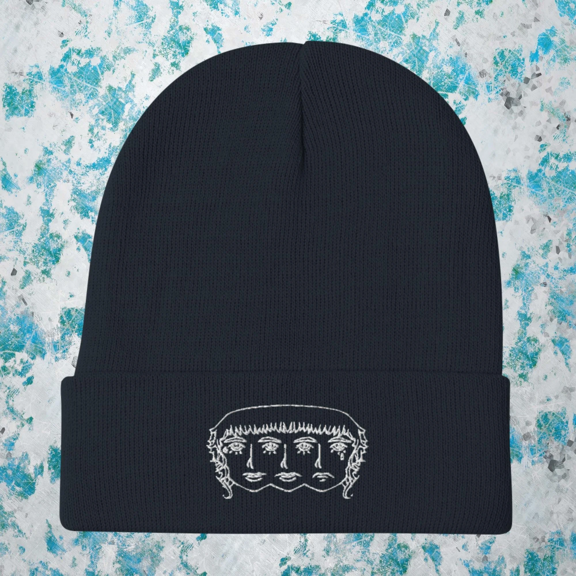 Triad - Embroidered Beanie