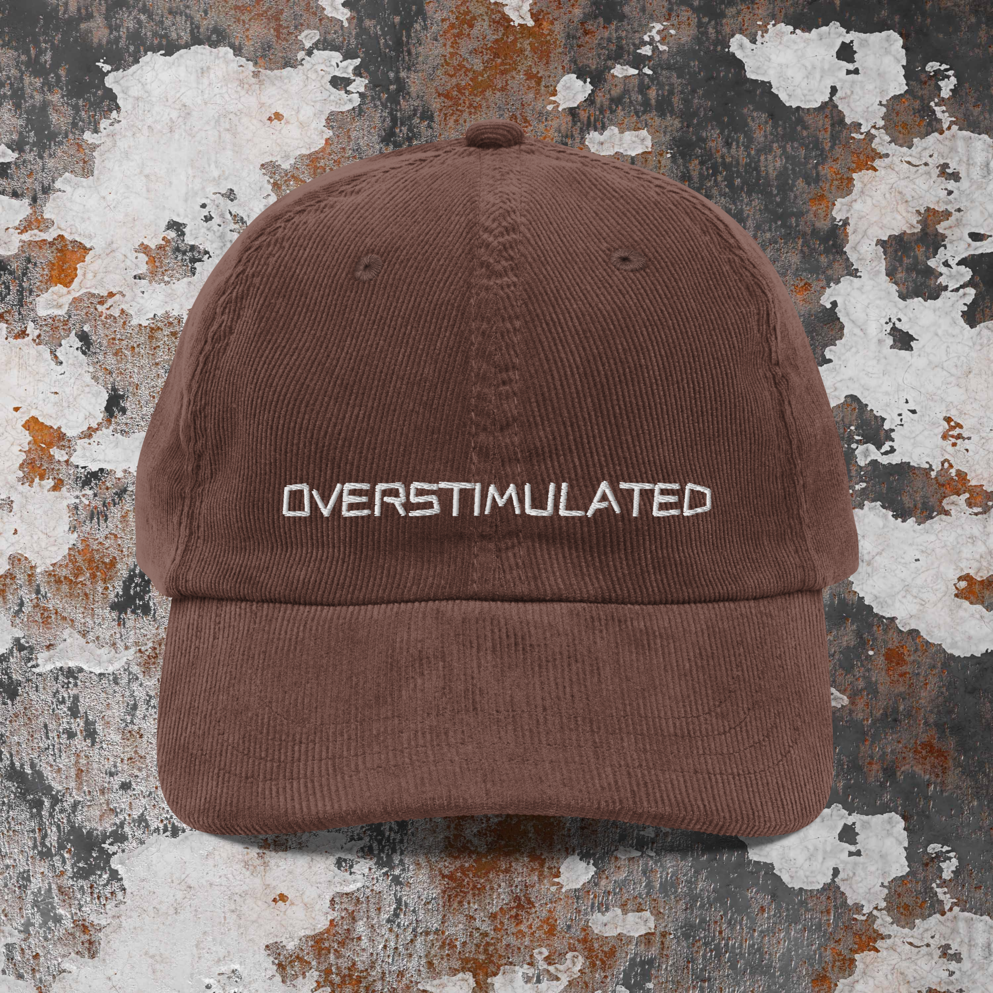OVERSTIMULATED - Vintage Corduroy Cap