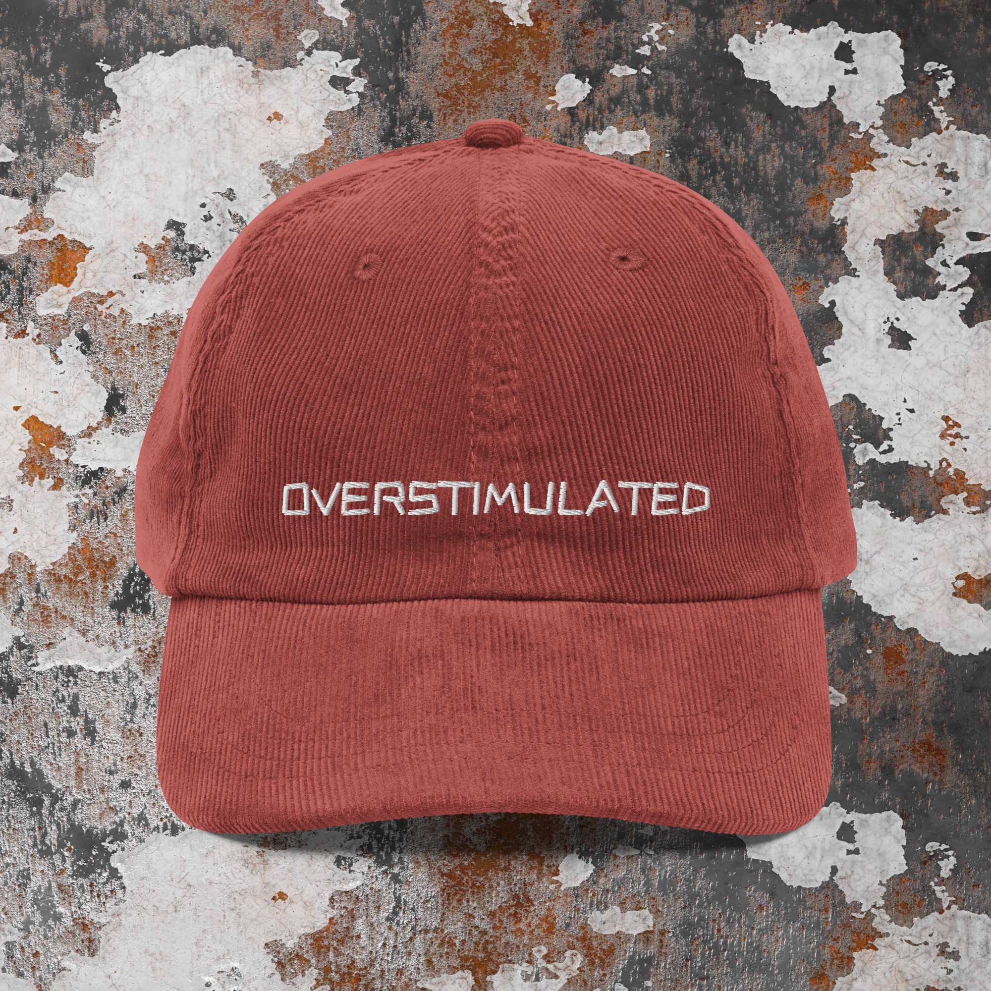 OVERSTIMULATED - Vintage Corduroy Cap