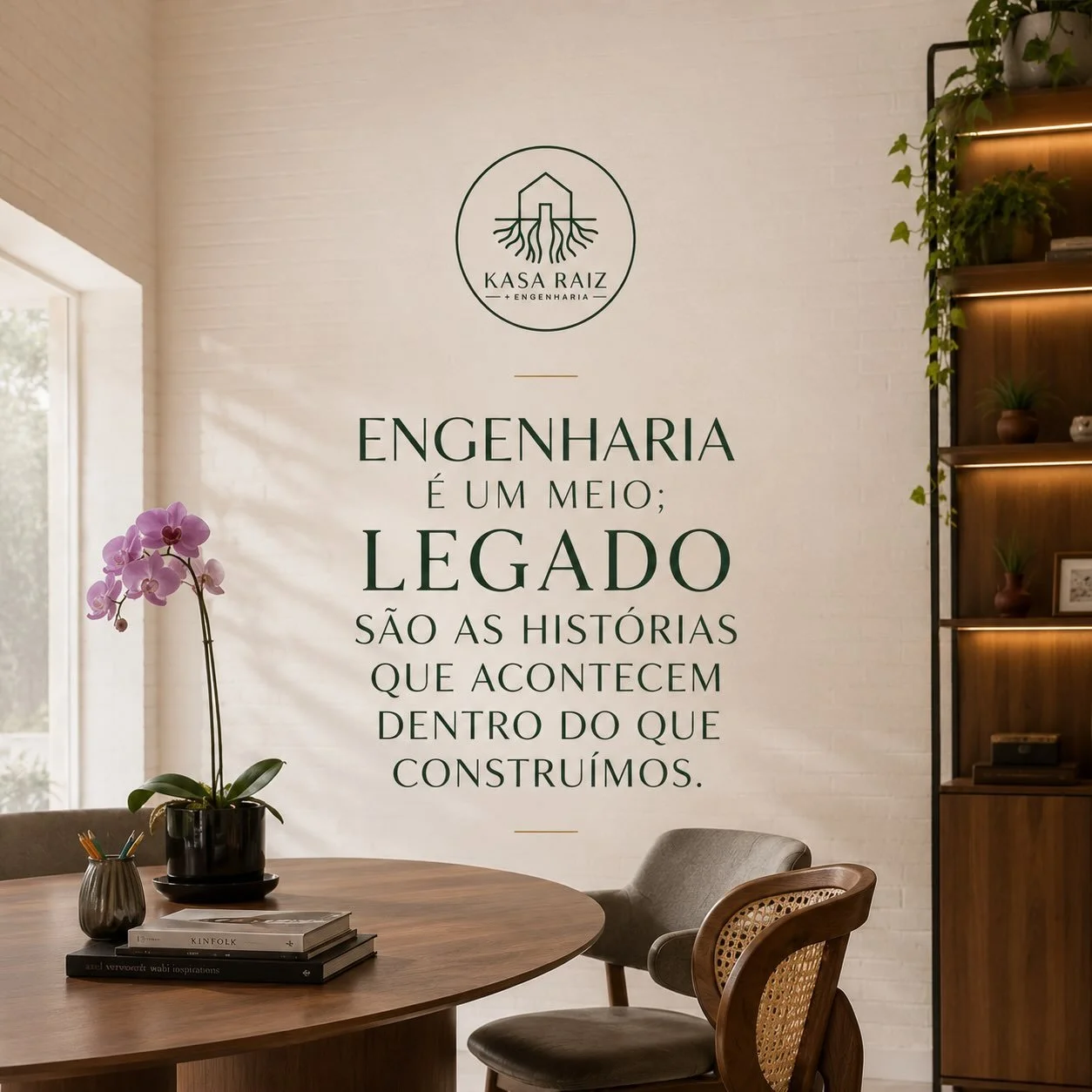 Para n&oacute;s, o que mais importa s&atilde;o as hist&oacute;rias.

Cada cliente chega com sua personalidade, suas mem&oacute;rias, seus sonhos e uma forma &uacute;nica de viver. Por isso, n&atilde;o criamos apenas espa&ccedil;os bonitos: buscamos c