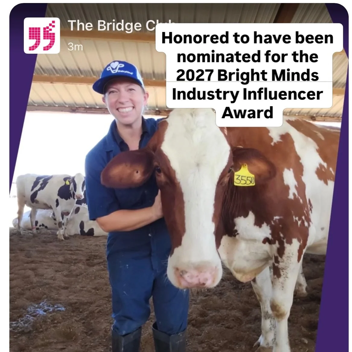Well, this is pretty exciting! I&rsquo;ve been named a 2027 U.S. Bright Minds nominee by The Bridge Club.

Bright Minds recognizes people who are bringing ideas, leadership and fresh thinking to veterinary medicine, and I&rsquo;m incredibly honored t