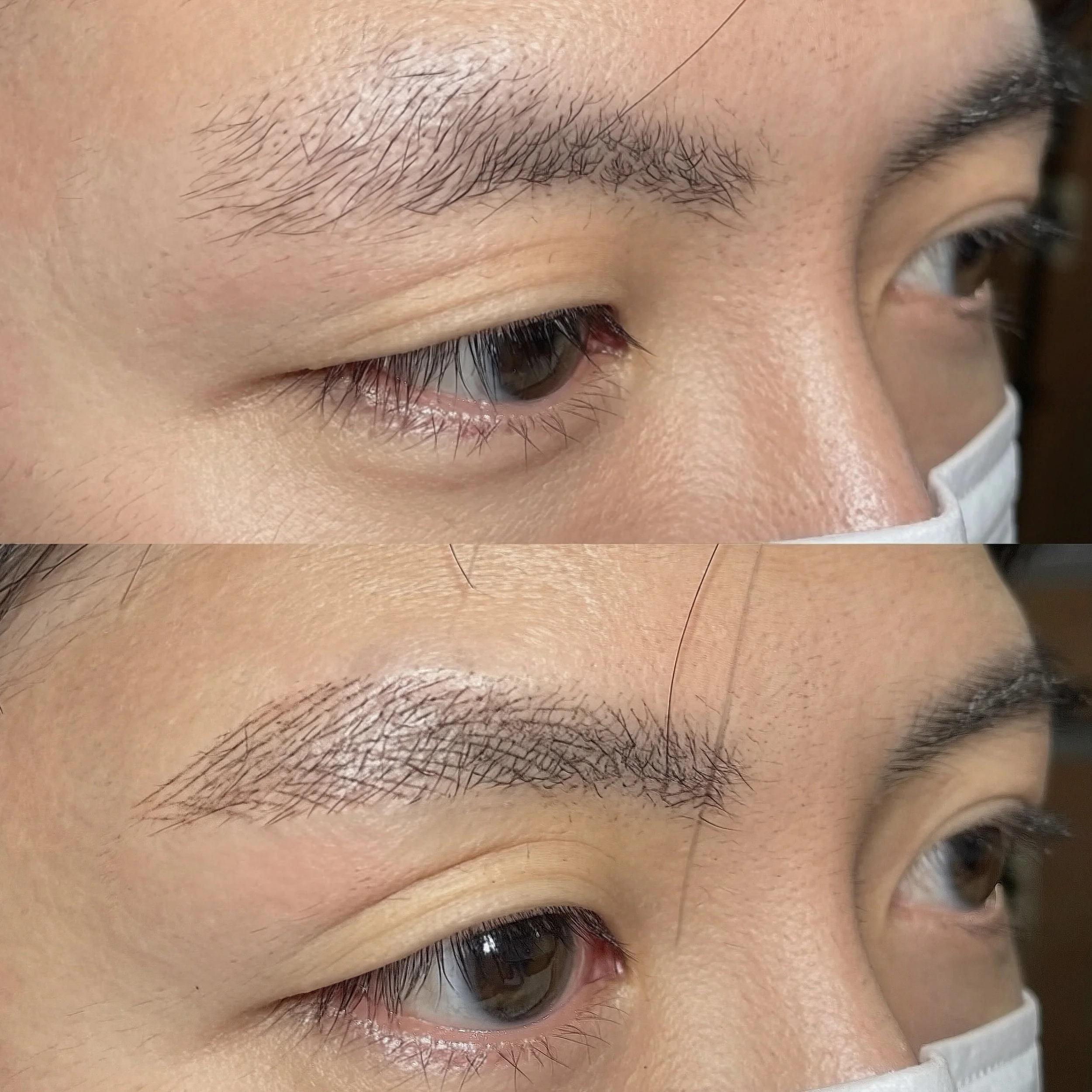 Men's Brows Before & After