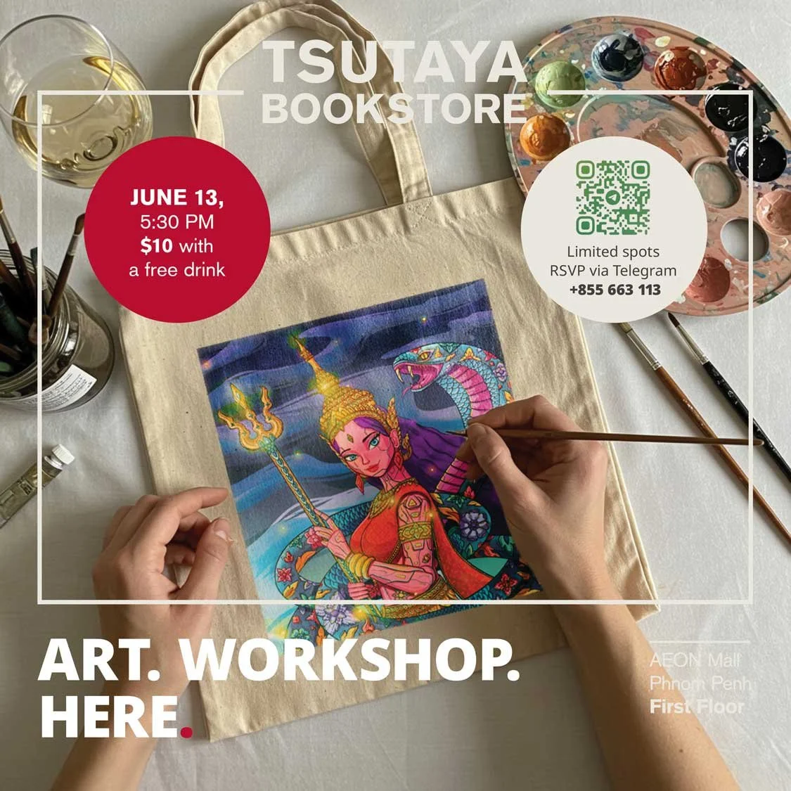 Tote Bag Painting Workshop