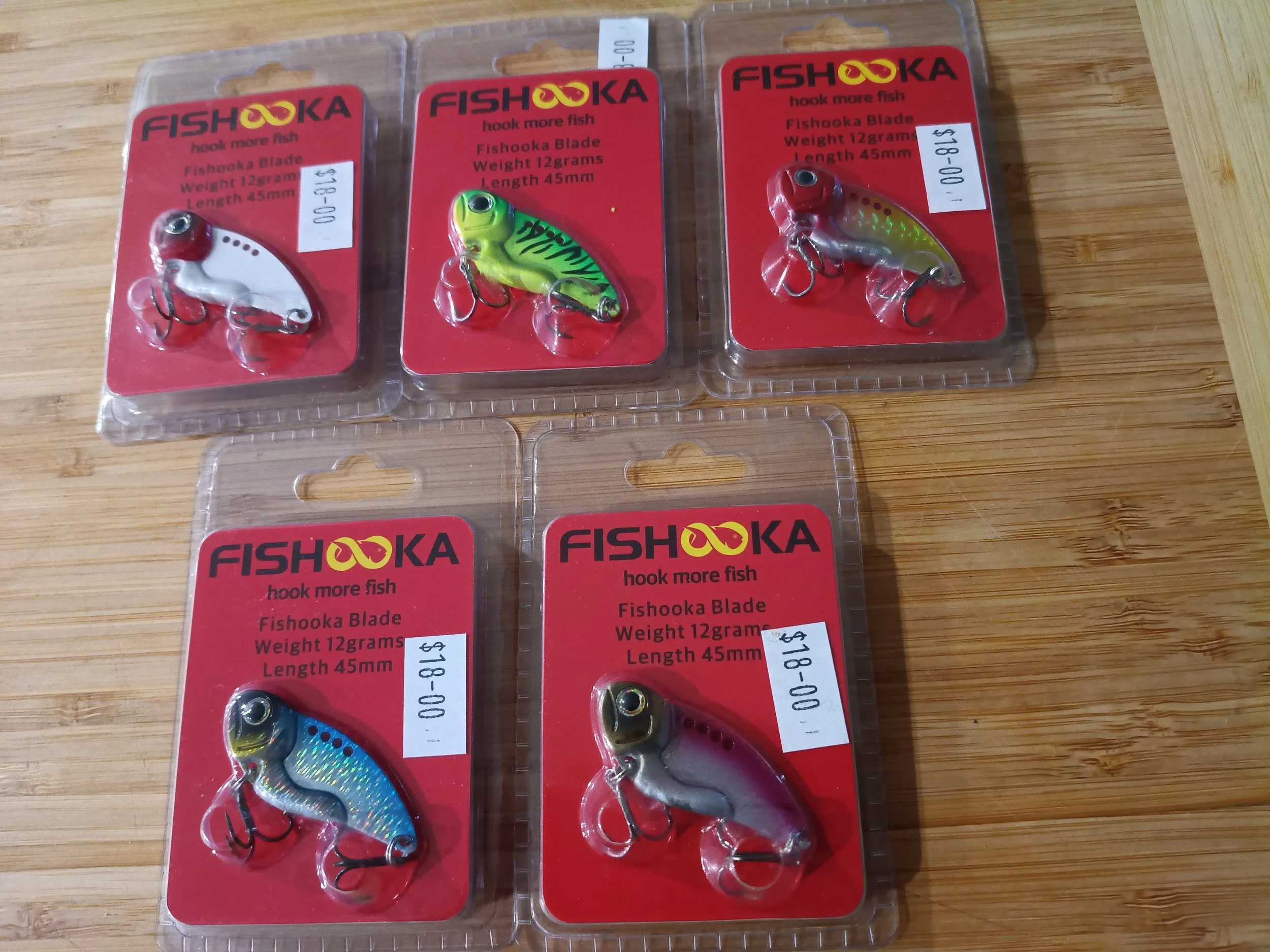 Fishooka Vibration Blade Multi Pack