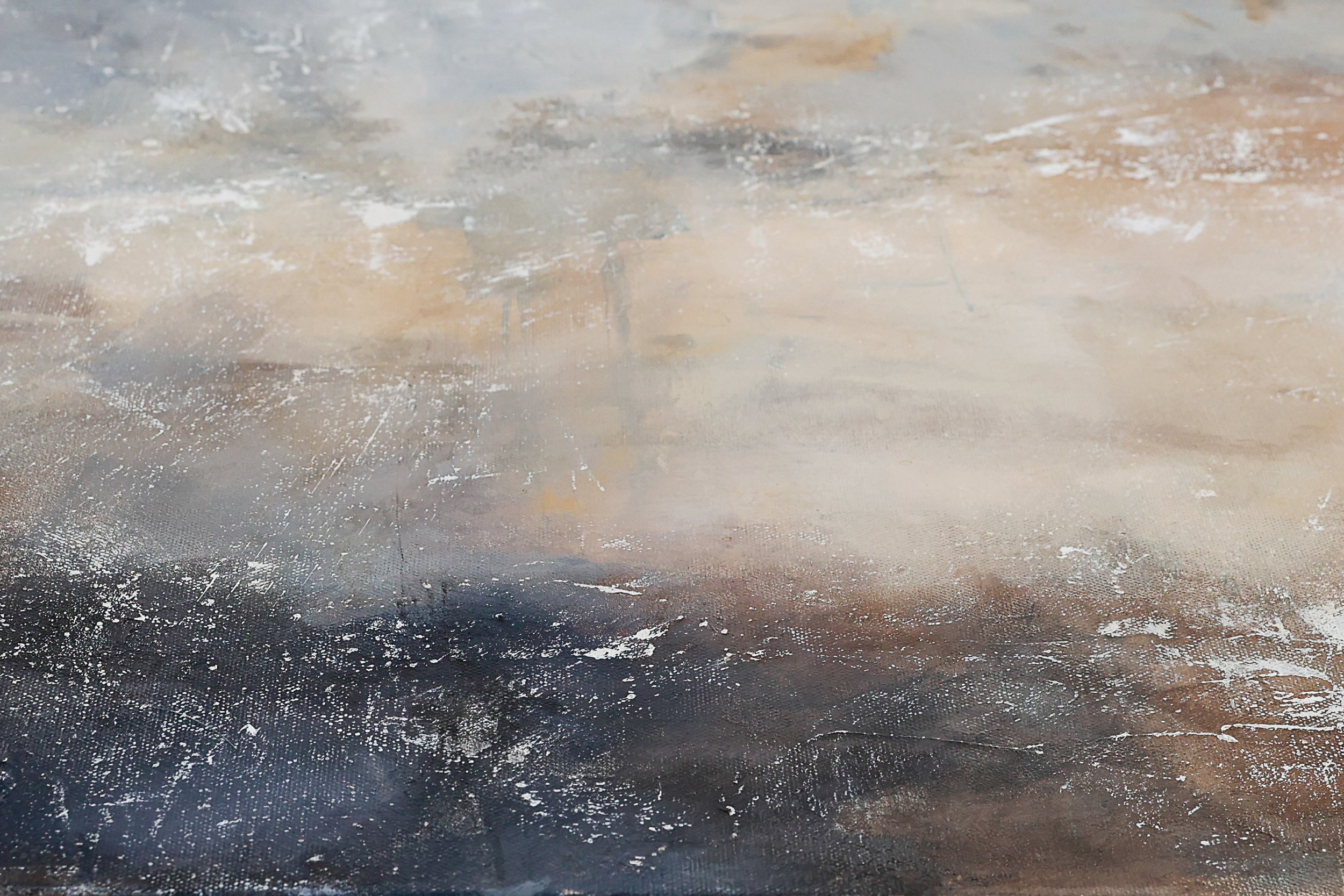 Listen, 2026, Canvas, 22"W x 28"H - Somewhere in the chaos, things go quiet.