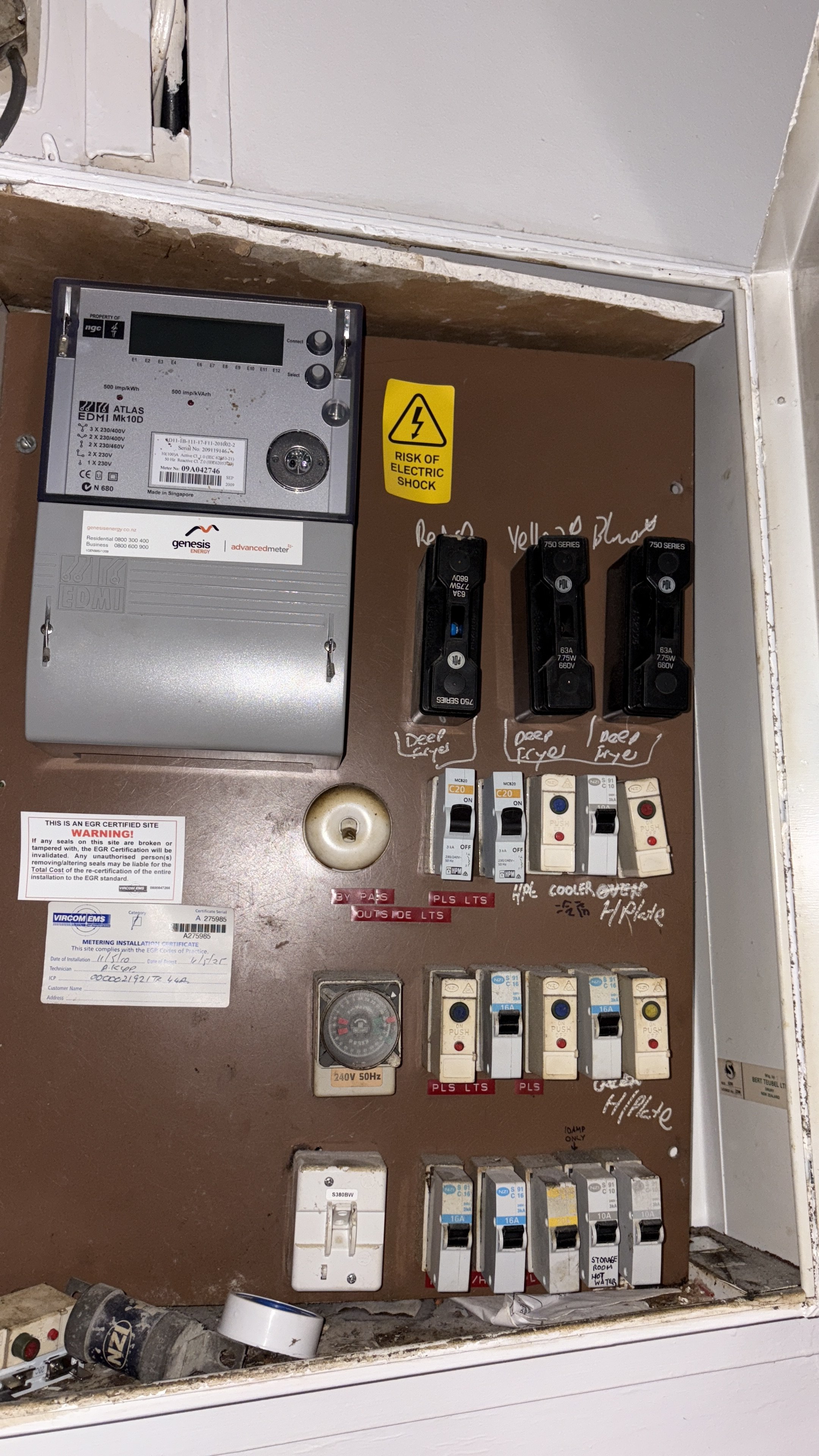 Switchboard Upgrade and Asbestos Removal Service
