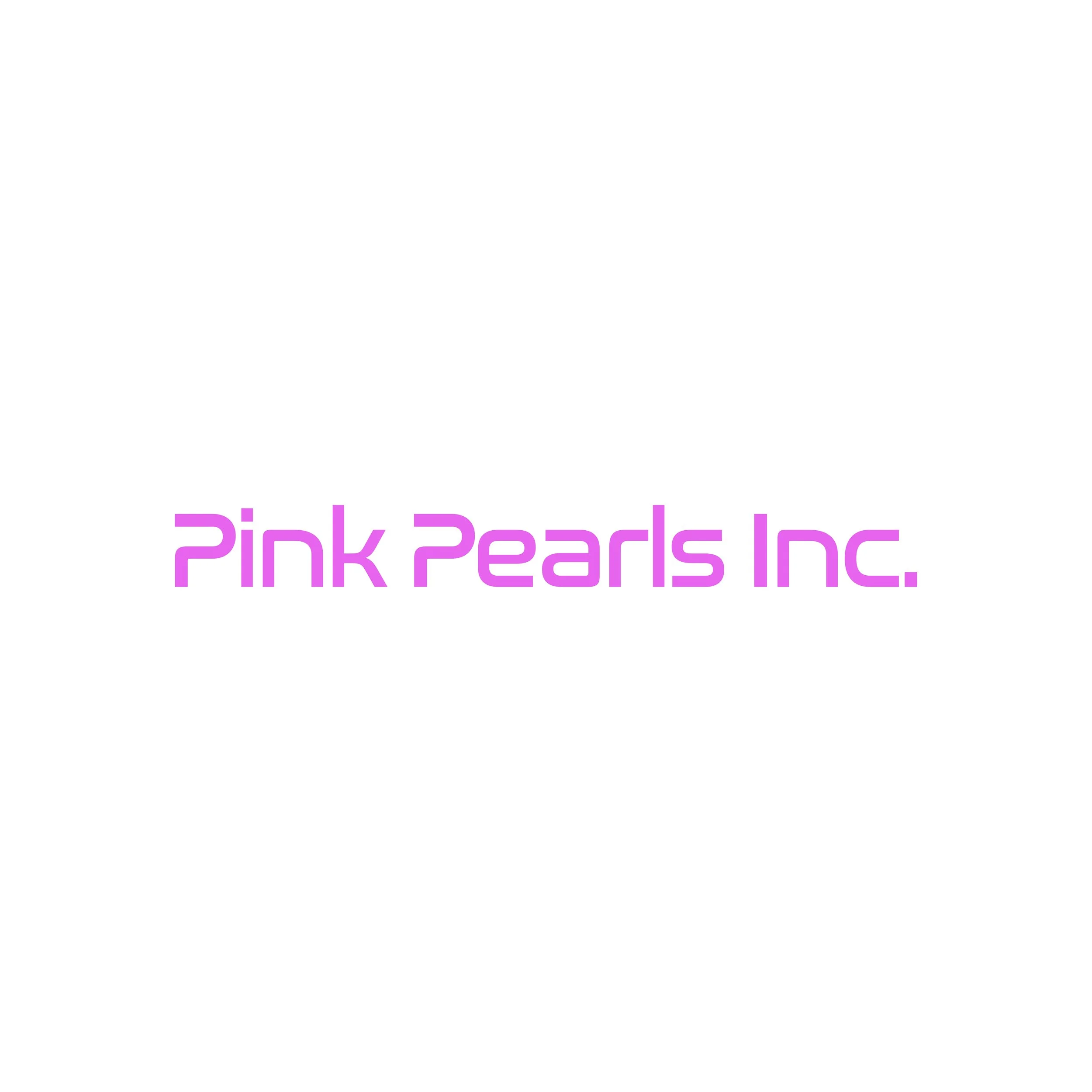 Text reading 'Pink Pearls Inc.'