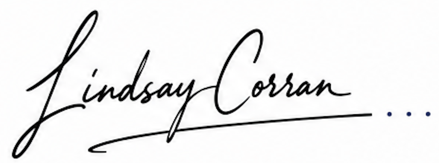 Signature of Lindsay Corran with three dots after the name.