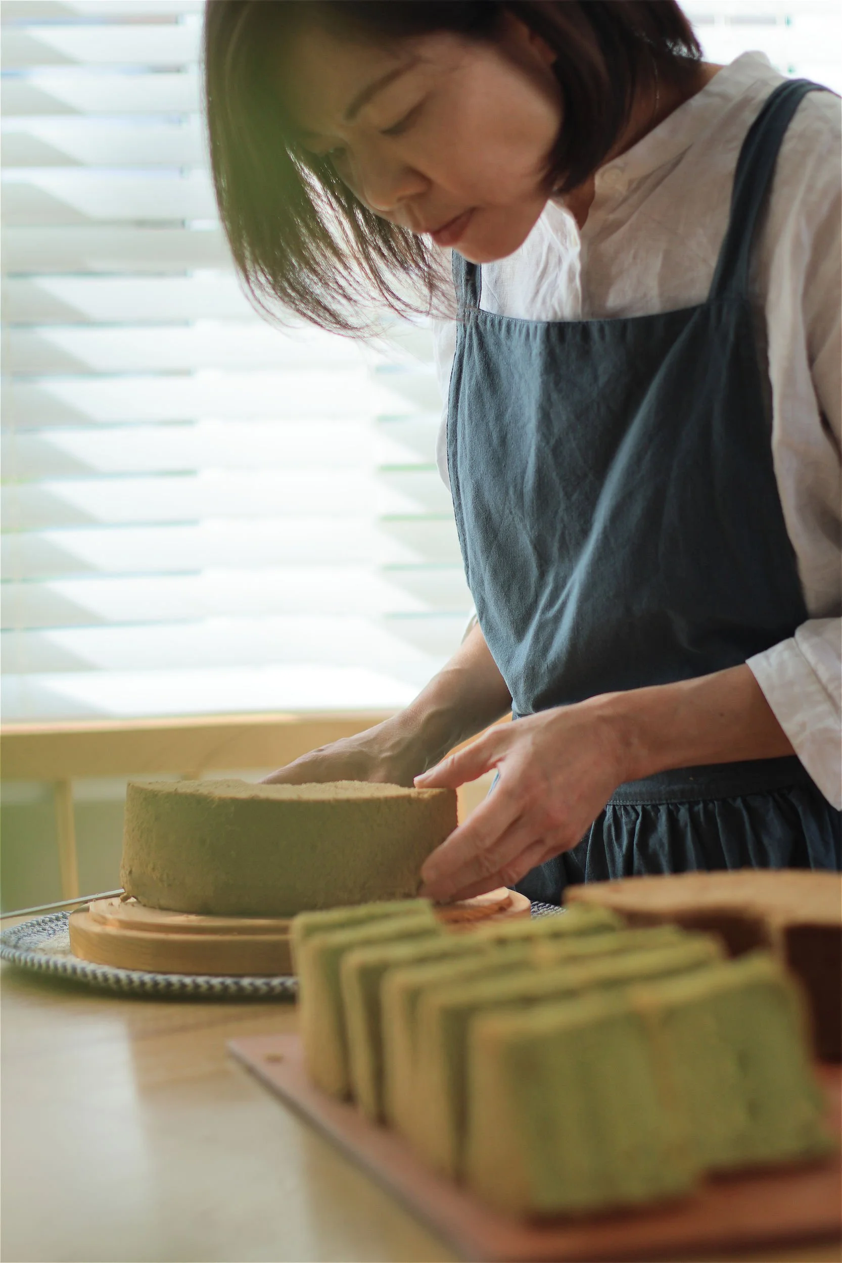 behind the scene chef shot of mico's bakery