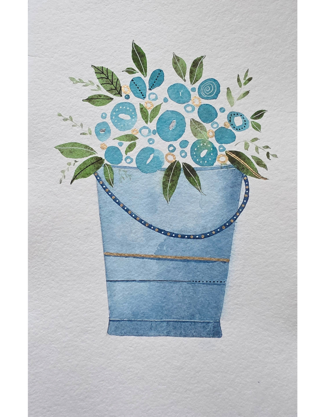 "Garden's Dream- 2 of 3" (43 x 28 cm)