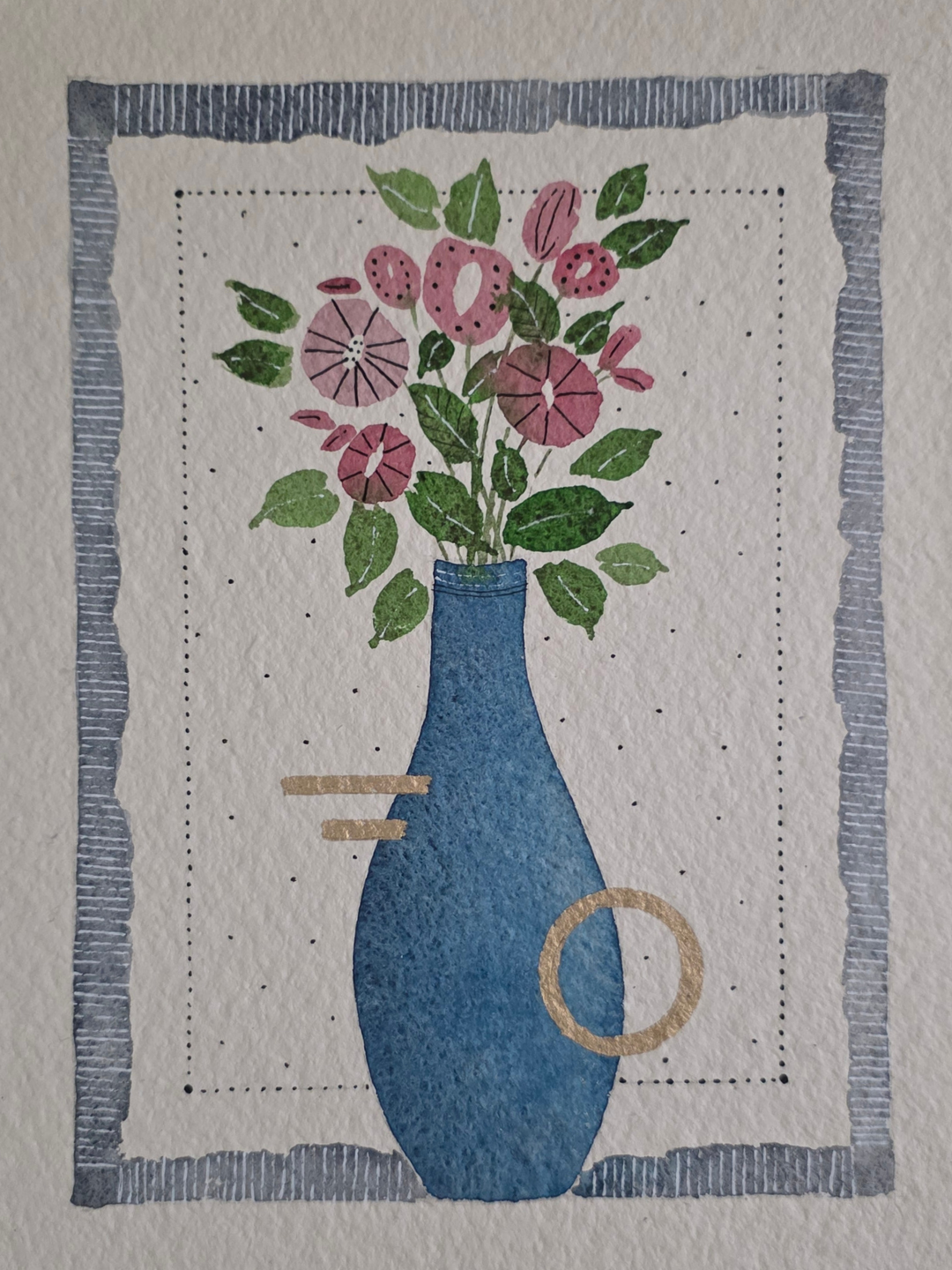 "In Full Bloom" A4 size (21 x 30 cm)