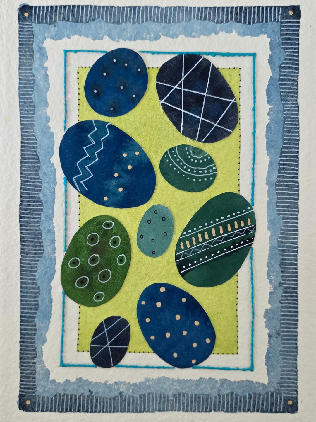 "Stones of Serenity" A4 Size (21 x 30cm)