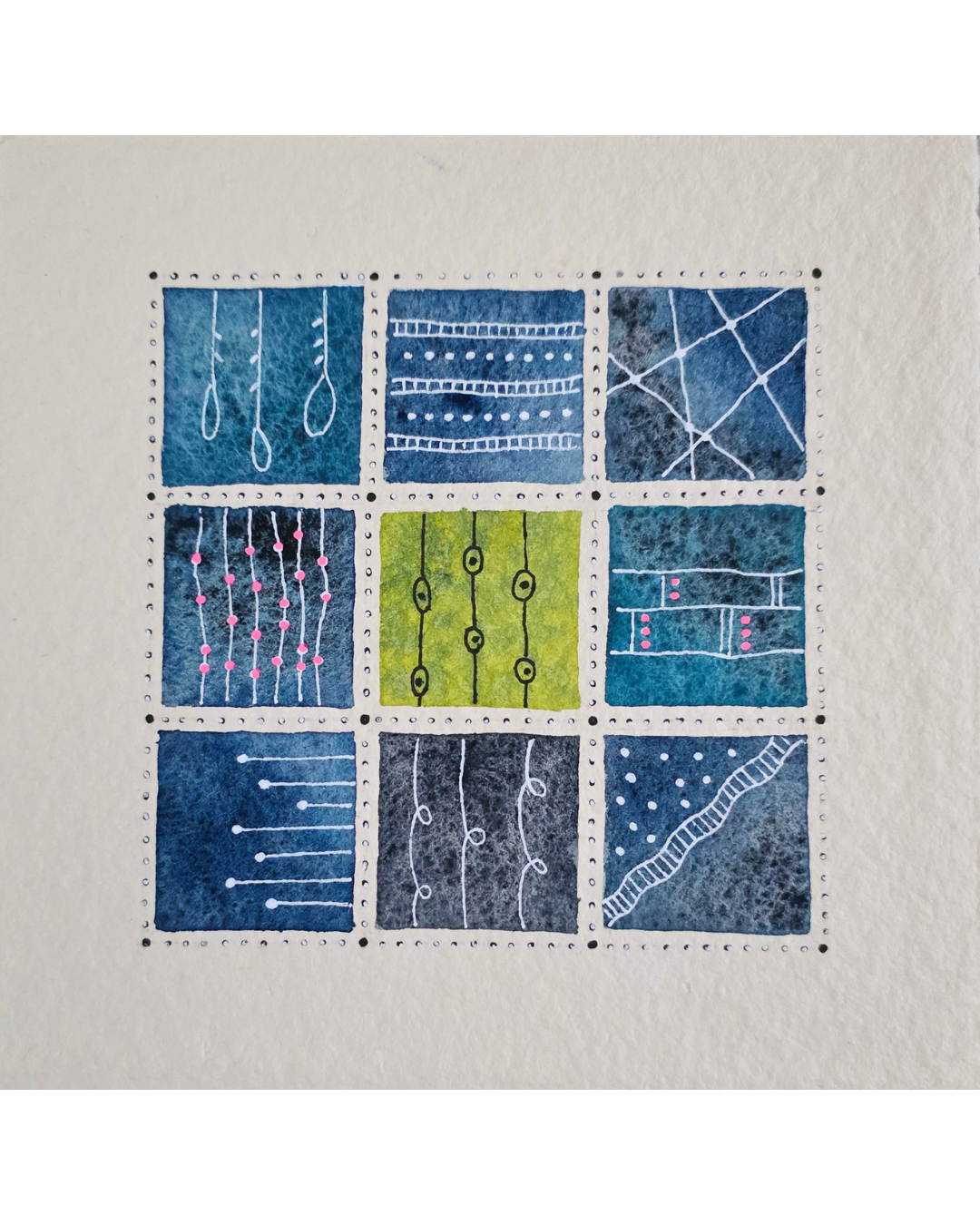 "Quiet Patterns" (20 x 20 cm)