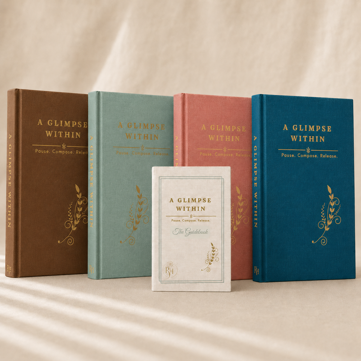 A Glimpse Within legacy journal and matching guidebook