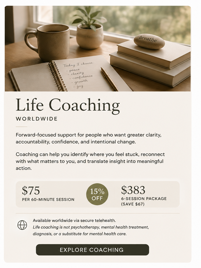 LIFE COACHING — WORLDWIDE
