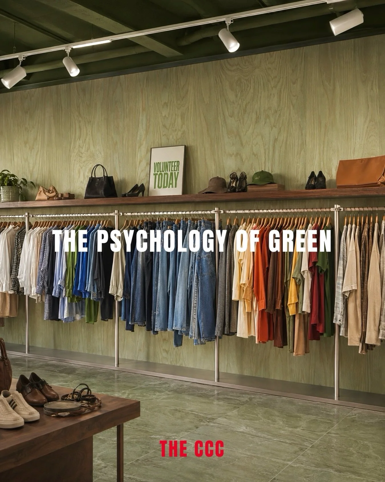 THE PSYCHOLOGY OF GREEN 🟢

Green has one of the strongest associations with the natural world &mdash; growth, renewal, balance and wellbeing.

In retail environments, those associations can translate into spaces that feel calmer, more grounded and c