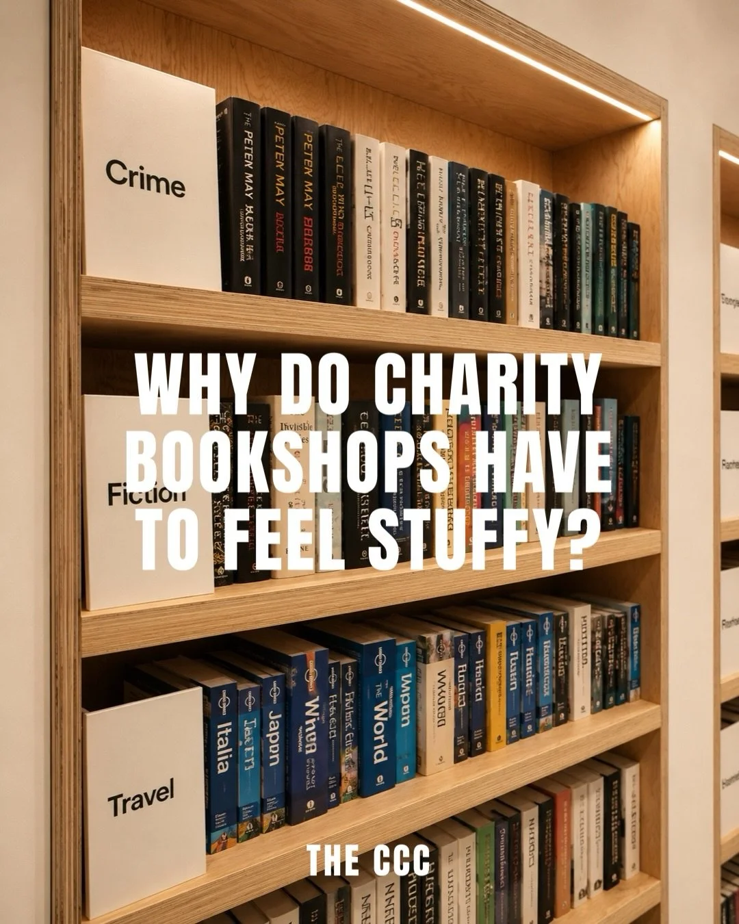 WHY DO CHARITY BOOKSHOPS HAVE TO FEEL STUFFY?

There&rsquo;s something wonderfully analogue about buying a second-hand book. That doesn&rsquo;t mean the shop selling it needs to feel like it belongs to another era.

Books are a huge part of contempor